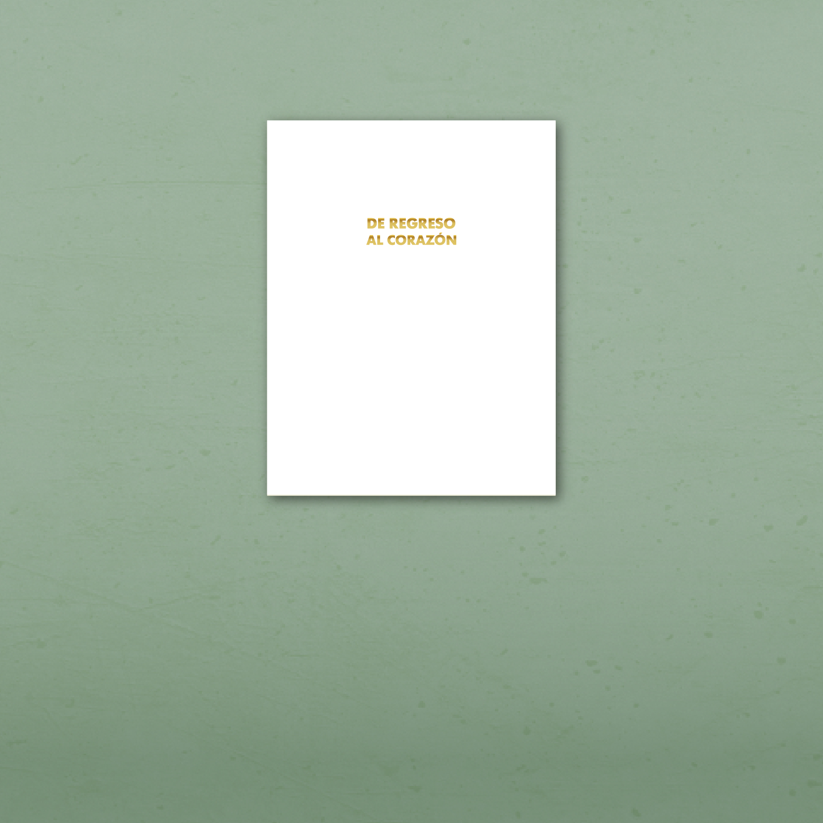 Journal De Regreso al Corazón